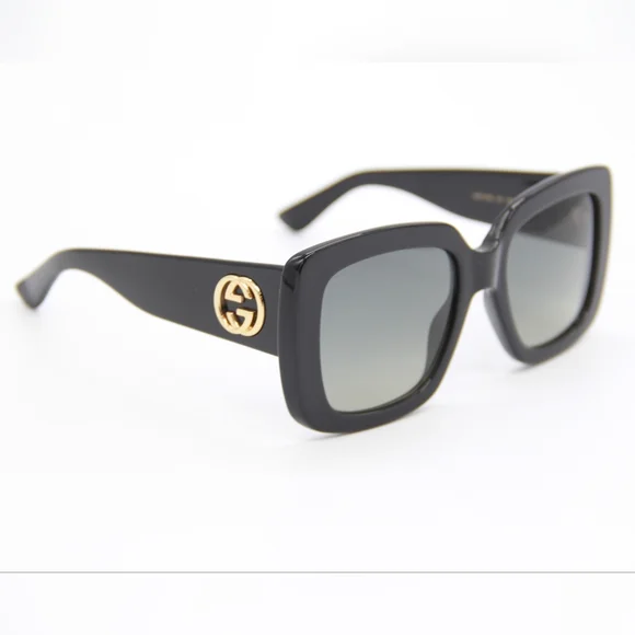 NEW GUCCI GG0141SN 001 WOMEN’S BLACK SUNGLASSES Sunglasses